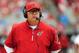 Sep 15, 2013; Phoenix, AZ, USA; Arizona Cardinals head coach Bruce Arians stands on the sideline prior to the game against the Detroit Lions at University of Phoenix Stadium. Mandatory Credit: Jennifer Hilderbrand-USA TODAY Sports