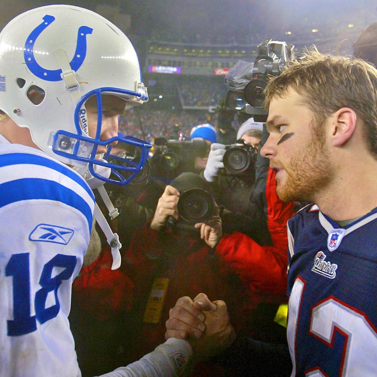 Tom Brady vs. Peyton Manning Through the Years News, Scores