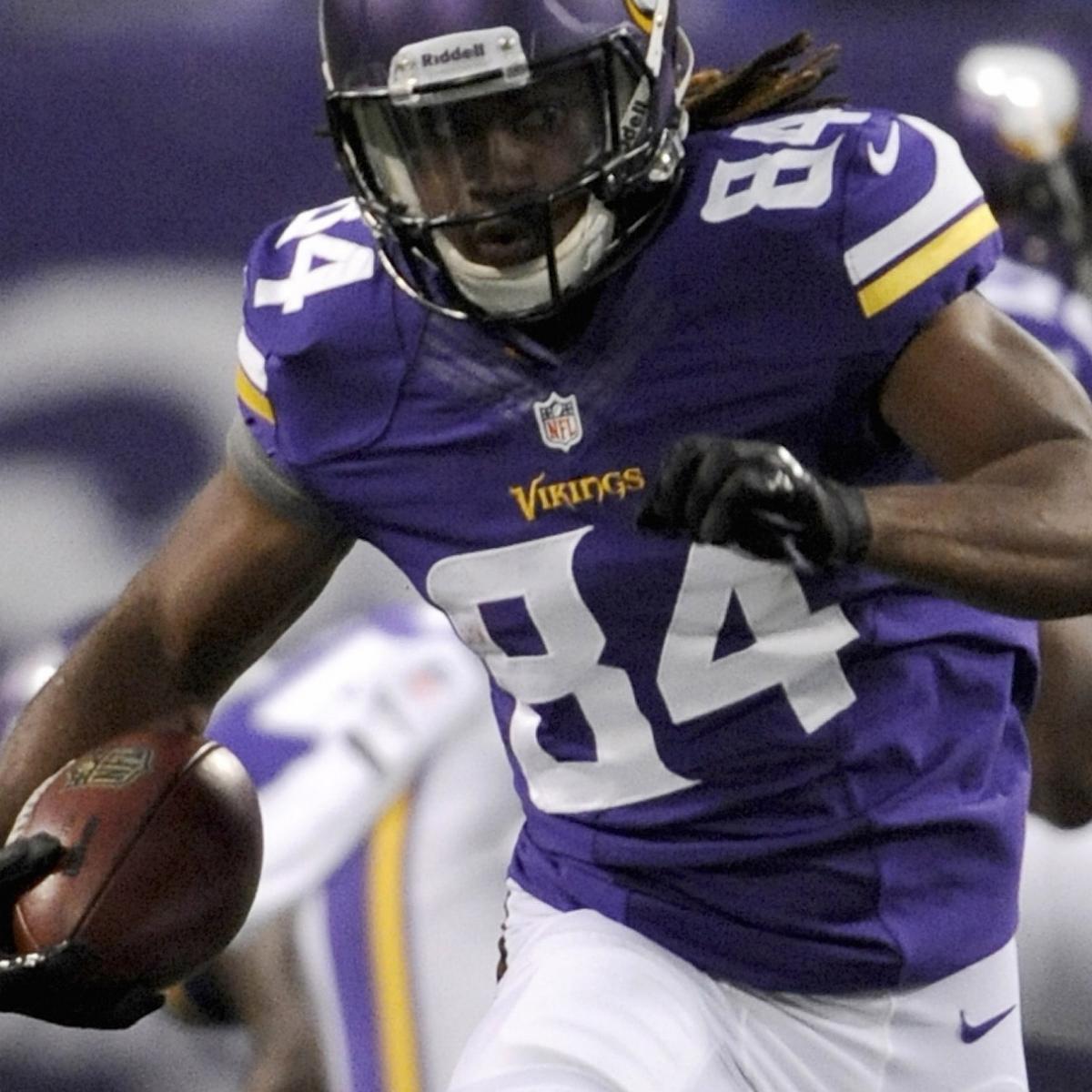 Vikings' Patterson ready to start, but hold those Harvin comparisons