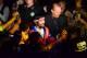 Jun. 9, 2012; Las Vegas, NV, USA; Manny Pacquiao (center) heads towards the ring prior to the fight against Timothy Bradley Jr during a welterweight championship bout at the MGM Grand Garden Arena. Mandatory Credit: Mark J. Rebilas-USA TODAY Sports
