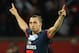 PARIS, FRANCE - MAY 18: Zlatan Ibrahimovic of PSG celebrates after scoring to make it 3-0 during the Ligue 1 match between Paris Saint-Germain FC and Stade Brestois 29 at Parc des Princes on May 18, 2013 in Paris, France. (Photo by Michael Regan/Getty Images)