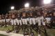 STILLWATER, OK - NOVEMBER 9: Members of the Oklahoma State Cowboys sing the school song to fans after the game against the Kansas Jayhawks November 9, 2013 at Boone Pickens Stadium in Stillwater, Oklahoma. The Cowboys defeated the Jayhawks 42-6. (Photo by Brett Deering/Getty Images)