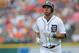 DETROIT, MI - JULY 31: Jhonny Peralta #27 of the Detroit Tigers runs back to the dugout in the eighth inning during the game aginst the Washington Nationals at Comerica Park on July 31, 2013 in Detroit, Michigan. The Tigers defeated the Nationals 11-1. (Photo by Leon Halip/Getty Images)
