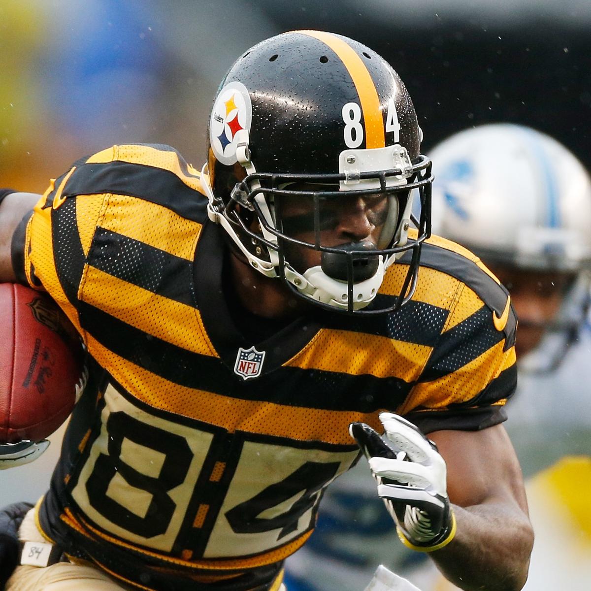 NFL, Tops, Pittsburgh Steelers Antonio Brown Bumblebee Jersey