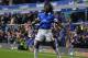 LIVERPOOL, ENGLAND - NOVEMBER 23: Romelu Lukaku of Everton celebrates scoring his team's third goal during the Barclays Premier League match between Everton and Liverpool at Goodison Park on November 23, 2013 in Liverpool, England. (Photo by Alex Livesey/Getty Images)