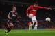MANCHESTER, ENGLAND - SEPTEMBER 17: Shinji Kagawa of Manchester United wins the ball during the UEFA Champions League Group A match between Manchester United and Bayer Leverkusen at Old Trafford on September 17, 2013 in Manchester, England. (Photo by Michael Regan/Getty Images)