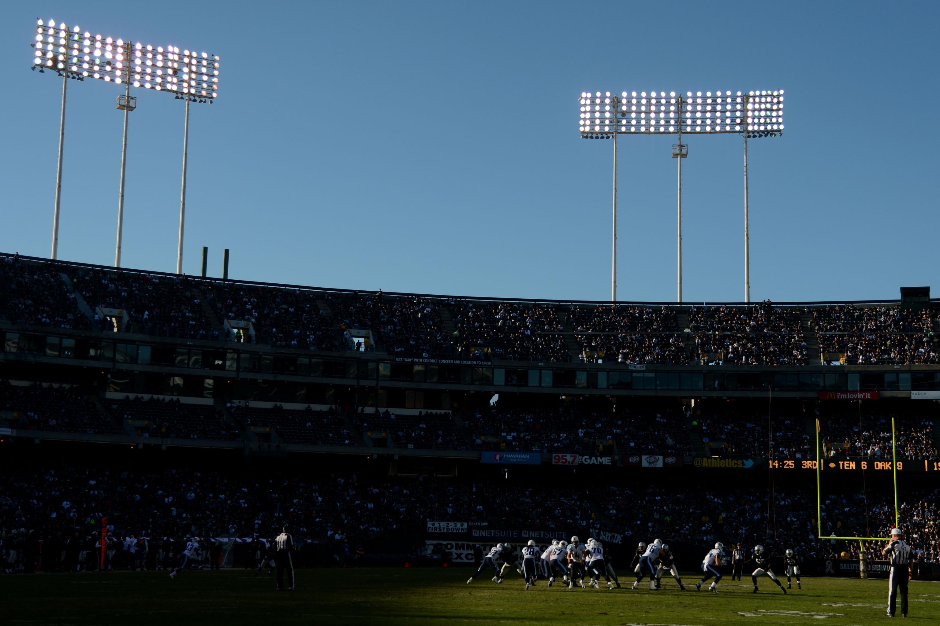 Raiders' home headaches: From 1960 in S.F. to today  Oakland coliseum,  Baseball park, Baseball stadiums pictures