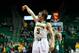 WACO, TX - NOVEMBER 12: Brady Heslip #5 of the Baylor Bears reacts after shooting a three-pointer against the South Carolina Gamecocks on November 12, 2013 at the Ferrell Center in Waco, Texas. (Photo by Cooper Neill/Getty Images)