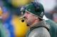 GREEN BAY, WI - NOVEMBER 10: Aaron Rodgers #12 of the Green Bay Packers looks on from the bench while playing the Philadelphia Eagles at Lambeau Field on November 10, 2013 in Green Bay, Wisconsin. Philadelphia won the game 27-13. (Photo by Gregory Shamus/Getty Images)