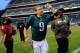 PHILADELPHIA, PA - NOVEMBER 17: Quarterback Nick Foles #9 of the Philadelphia Eagles jogs off the field following the Eagles 24-16 win over the Washington Redskins at Lincoln Financial Field on November 17, 2013 in Philadelphia, Pennsylvania. (Photo by Rob Carr/Getty Images)