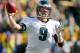 GREEN BAY, WI - NOVEMBER 10: Nick Foles #9 of the Philadelphia Eagles throws a first quarter pass while playing the Green Bay Packers at Lambeau Field on November 10, 2013 in Green Bay, Wisconsin. (Photo by Gregory ShamusGetty Images)