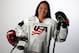PARK CITY, UT - OCTOBER 02: Ice Hockey player Julie Chu poses for a portrait during the USOC Media Summit ahead of the Sochi 2014 Winter Olympics on October 2, 2013 in Park City, Utah. (Photo by Doug Pensinger/Getty Images)