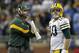 DETROIT - DECEMBER 12: Green Bay Packers head coach Mike McCarthy talks with Matt Flynn #10 after the Packers failed to convert a first down late in the game against the Detroit Lions at Ford Field on December 12, 2010 in Detroit, Michigan. The Lions defeated the Packers 7-3. (Photo by Leon Halip/Getty Images)