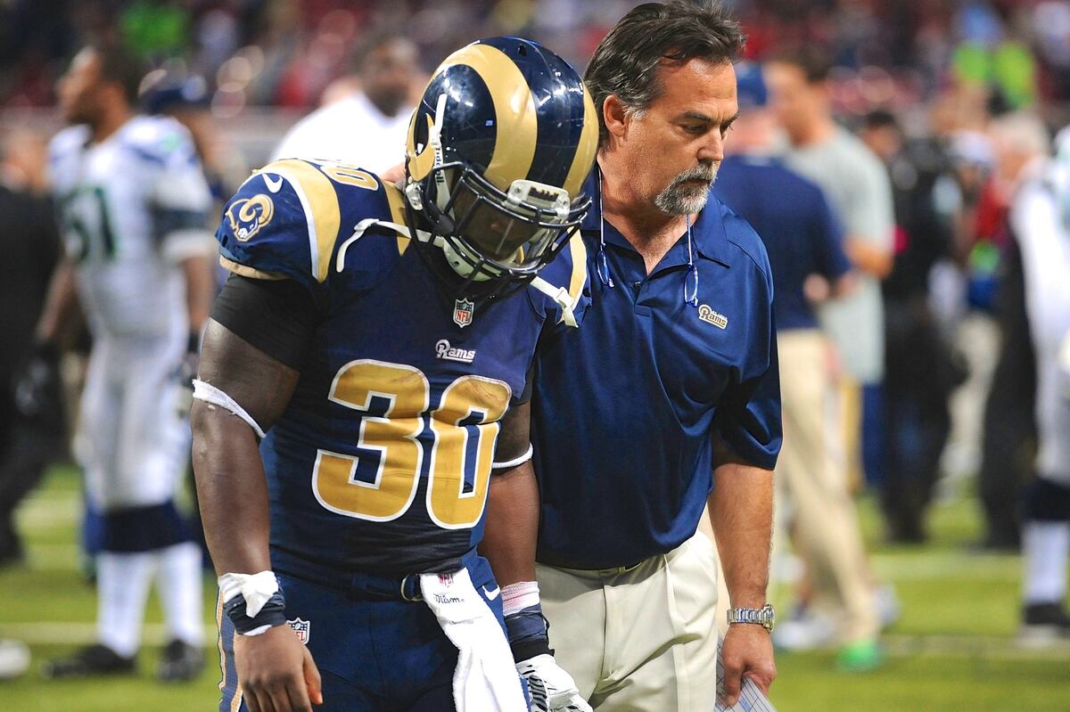 Zac Stacy Injury Updates on Rams RB�s Head Bleacher