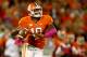 CLEMSON, SC - OCTOBER 19: Tajh Boyd #10 of the Clemson Tigers during their game at Memorial Stadium on October 19, 2013 in Clemson, South Carolina. (Photo by Streeter Lecka/Getty Images)