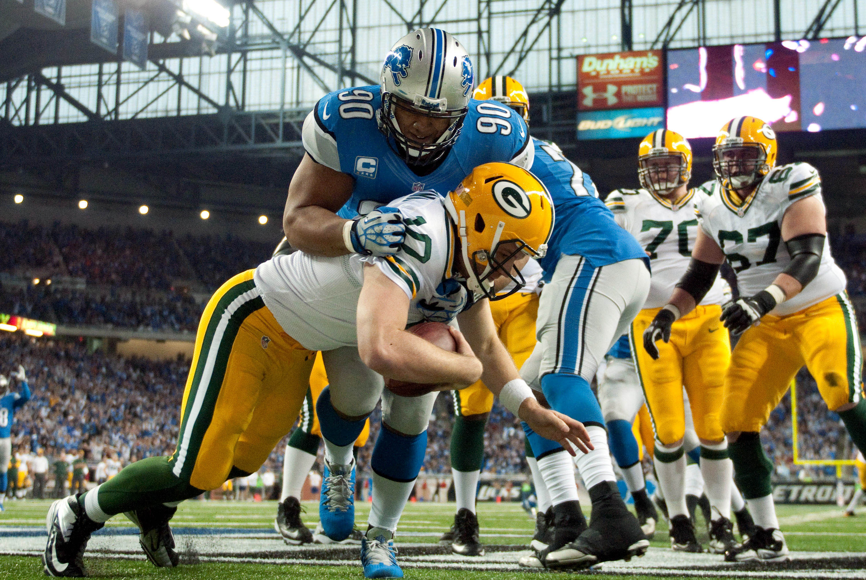 Lions change narrative in NFC North with road blowout of Packers