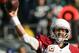 Dec 1, 2013; Philadelphia, PA, USA; Arizona Cardinals quarterback Carson Palmer (3) passes the ball during the first quarter against the Philadelphia Eagles at Lincoln Financial Field. Mandatory Credit: Howard Smith-USA TODAY Sports