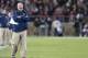 Nov 30, 2013; Stanford, CA, USA; Notre Dame Fighting Irish head coach Brian Kelly on the field against the Stanford Cardinal during the fourth quarter at Stanford Stadium. The Stanford Cardinal defeated the Notre Dame Fighting Irish 27-20. Mandatory Credit: Kelley L Cox-USA TODAY Sports