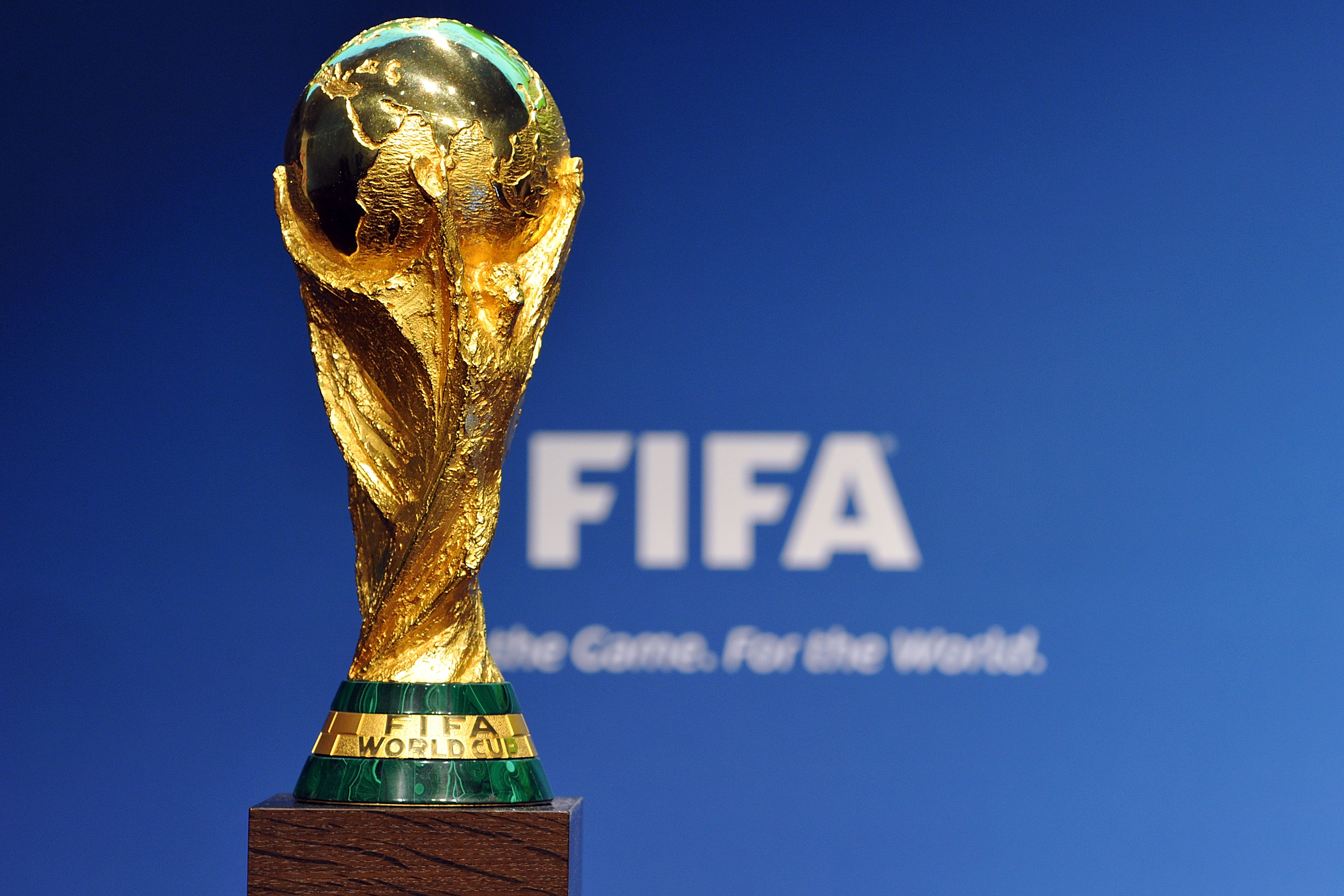 Lot 7 - A 2014 FIFA World Cup Final Mini Trophy
