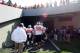 Sep 28, 2013; Morgantown, WV, USA; The Oklahoma State Cowboys walk back to the locker room before the game their game against the West Virginia Mountaineers at Milan Puskar Stadium. Mandatory Credit: Peter Casey-USA TODAY Sports