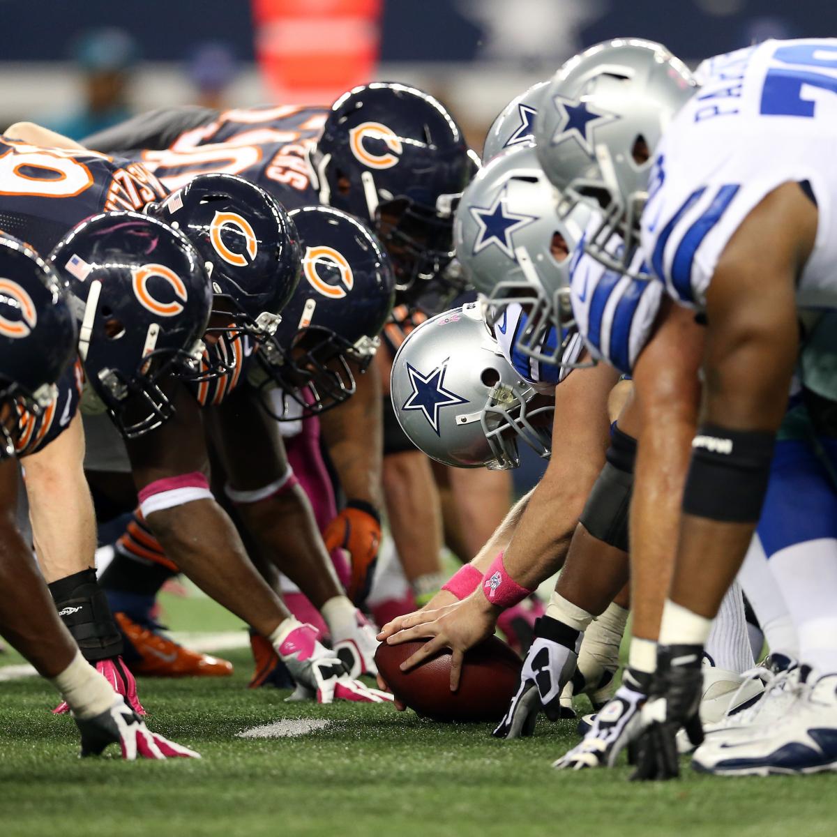 Dallas Cowboys vs. Chicago Bears: Betting Odds, Monday Night Football Pick, News, Scores, Highlights, Stats, and Rumors