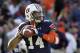 Nov 30, 2013; Auburn, AL, USA; Auburn Tigers quarterback Nick Marshall (14) warms up prior to the game against the Alabama Crimson Tide at Jordan Hare Stadium. Mandatory Credit: John Reed-USA TODAY Sports