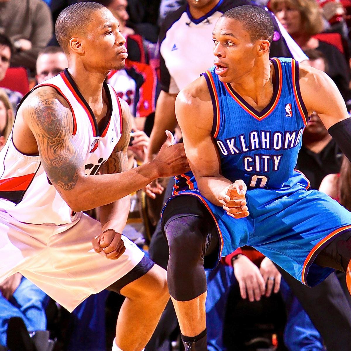 Oklahoma City Thunder vs. Portland Trail Blazers Live Score and