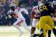 ANN ARBOR, MI - NOVEMBER 30: Quarterback Braxton Miller #5 of the Ohio State Buckeyes runs the ball against the Michigan Wolverines during a game at Michigan Stadium on November 30, 2013 in Ann Arbor, Michigan. (Photo by Gregory Shamus/Getty Images)