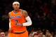 Dec 1, 2013; New York, NY, USA; New York Knicks small forward Carmelo Anthony (7) during the third quarter against the New Orleans Pelicans at Madison Square Garden. New Orleans Pelicans won 103-99. Mandatory Credit: Anthony Gruppuso-USA TODAY Sports