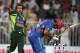 SHARJAH, UNITED ARAB EMIRATES - DECEMBER 08: Bilawal Bhati of Pakistan celebrates after dismissing Mohammad Asghar Stanikzai of Afghanistan during the Twenty20 match between Afghanistan and Pakistan at the Sharjah Cricket Stadium on December 8, 2013 in Sharjah, United Arab Emirates. (Photo by Francois Nel/Getty Images)