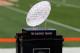 MIAMI GARDENS, FL - JANUARY 05: The National Championship trophy sits on display during Media Day ahead of the Discover BCS National Championship at Sun Life Stadium on January 5, 2013 in Miami Gardens, Florida. (Photo by Streeter Lecka/Getty Images)