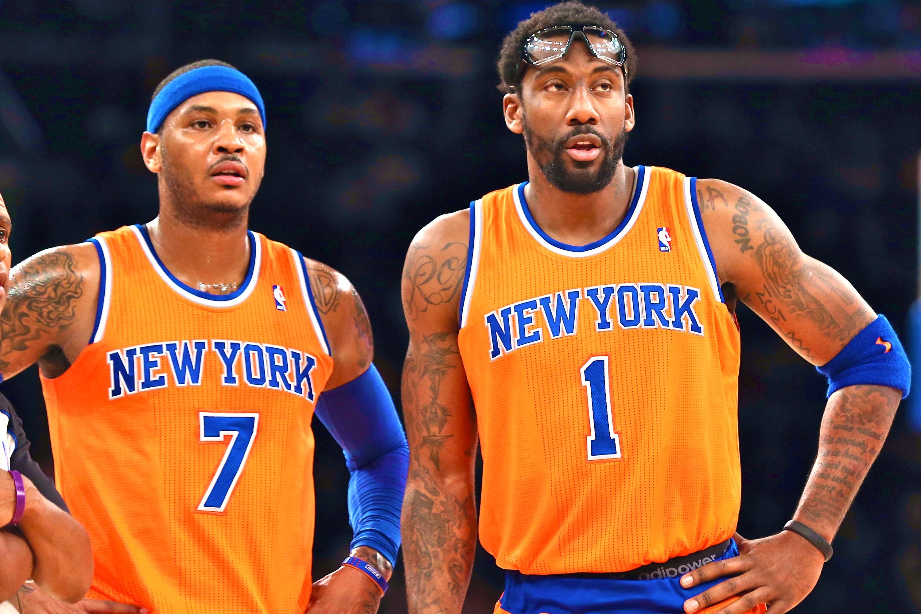 Orange & Green = Money To Me! 🤑 These Knick jerseys with some
