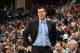 MEMPHIS, TN - NOVEMBER 1: Dave Joerger, head coach of the Memphis Grizzlies reacts during a game against of the Detroit Pistons on November 1, 2013 at FedExForum in Memphis, Tennessee. NOTE TO USER: User expressly acknowledges and agrees that, by downloading and or using this photograph, User is consenting to the terms and conditions of the Getty Images License Agreement. Mandatory Copyright Notice: Copyright 2013 NBAE (Photo by Joe Murphy/NBAE via Getty Images)