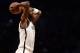 Nov 27, 2013; Brooklyn, NY, USA; Brooklyn Nets power forward Kevin Garnett (2) looks on pass against the Los Angeles Lakers during the second half at Barclays Center. The Lakers won 99-94. Mandatory Credit: Joe Camporeale-USA TODAY Sports