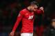 MANCHESTER, ENGLAND - DECEMBER 10: Robin van Persie of Manchester United reacts during the UEFA Champions League Group A match between Manchester United and Shakhtar Donetsk at Old Trafford on December 10, 2013 in Manchester, England. (Photo by Michael Steele/Getty Images)