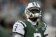 EAST RUTHERFORD, NJ - DECEMBER 1: Geno Smith #7 of the New York Jets plays during their game against the Miami Dolphins at MetLife Stadium on December 1, 2013 in East Rutherford, New Jersey. (Photo by Jeff Zelevansky/Getty Images)