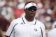 COLLEGE STATION, TX - SEPTEMBER 14: Head Coach Kevin Sumlin of the Texas A&M Aggies stands on the field before a game against the Alabama Crimson Tide at Kyle Field on September 14, 2013 in College Station, Texas. (Photo by Scott Halleran/Getty Images)