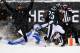 Dec 8, 2013; Philadelphia, PA, USA; Philadelphia Eagles running back LeSean McCoy (25) scores a touchdown as Detroit Lions cornerback Bill Bentley (28) tries to make a tackle during the fourth quarter at Lincoln Financial Field. Mandatory Credit: Jeffrey G. Pittenger-USA TODAY Sports