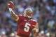 TALLAHASSEE, FL - OCTOBER 26: Jameis Winston #5 of the Florida State Seminoles throws for a touchdown pass against the North Carolina State Wolfpack during the first half at Doak Campbell Stadium on October 26, 2013 in Tallahassee, Florida. (Photo by Jeff Gammons/Getty Images)
