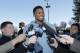 SACRAMENTO, CA - DECEMBER 9: New Sacramento King Rudy Gay arrives in Sacramento and meets with local media at Sleep Train Arena on December 9, 2013 in Sacramento, California. NOTE TO USER: User expressly acknowledges and agrees that, by downloading and or using this photograph, User is consenting to the terms and conditions of the Getty Images Agreement. Mandatory Copyright Notice: Copyright 2013 NBAE (Photo by Rocky Widner/NBAE via Getty Images)