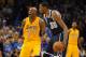Kobe Bryant's Lakers were not happy with the way they played, but Durant and the Thunder were all smiles.