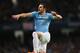 MANCHESTER, ENGLAND - DECEMBER 01: Alvaro Negredo of Manchester City celebrates scoring the opening goal during the Barclays Premier League match between Manchester City and Swansea City at Etihad Stadium on December 1, 2013 in Manchester, England. (Photo by Alex Livesey/Getty Images)