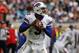 Dec 15, 2013; Jacksonville, FL, USA; Buffalo Bills quarterback EJ Manuel (3) looks for a receiver in the first quarter of their game against the Jacksonville Jaguars at EverBank Field. The Buffalo Bills beat the Jacksonville Jaguars 27-20. Mandatory Credit: Phil Sears-USA TODAY Sports