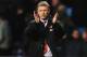 BIRMINGHAM, ENGLAND - DECEMBER 15: David Moyes manager of Manchester United applauds the travelling fans after the Barclays Premier League match between Aston Villa and Manchester United at Villa Park on December 15, 2013 in Birmingham, England. (Photo by Richard Heathcote/Getty Images)