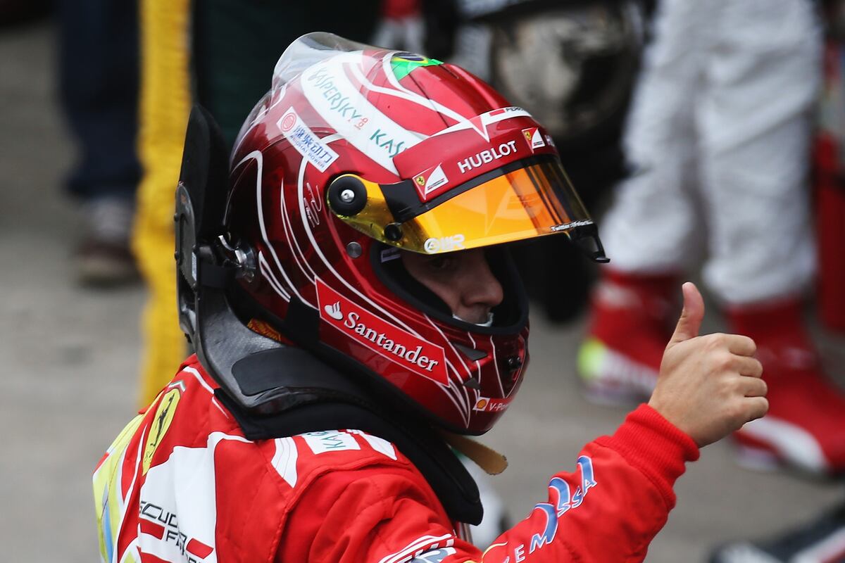 emotional goodbye to felipe massa