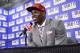 NEW YORK, NY - JUNE 27: Anthony Bennett gets interviewed after being selected number 1 overall by the Cleveland Cavaliers during the 2013 NBA Draft at the Barclays Center on June 27, 2013 in Brooklyn, New York. NOTE TO USER: User expressly acknowledges and agrees that, by downloading and or using this photograph, User is consenting to the terms and conditions of the Getty Images License Agreement. Mandatory Copyright Notice: Copyright 2013 NBAE (Photo by David Dow/NBAE via Getty Images)