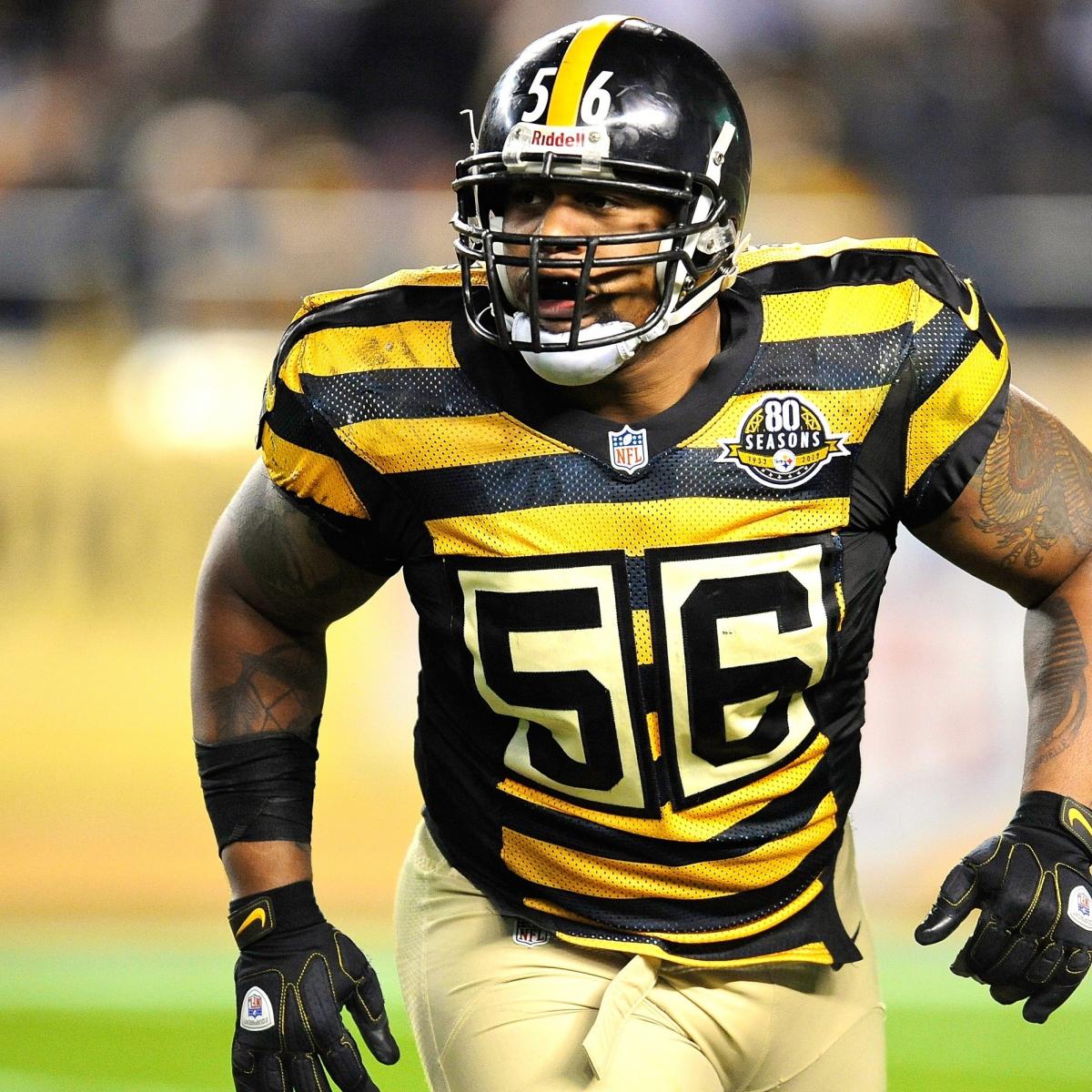 LaMarr Woodley Injury Updates on Steelers LB's Calf and Recovery