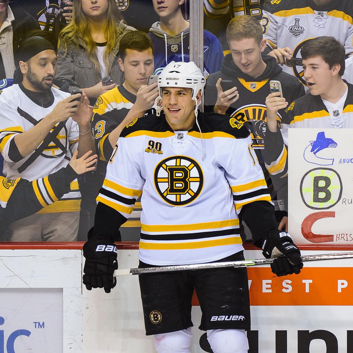 Milan Lucic talks about being back in Boston 
