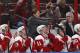 SUNRISE, FL - DECEMBER 10: Head coach Mike Babcock of the Detroit Red Wings reacts to a goal that is waved off during first period action against the Florida Panthers at the BB&T Center on December 10, 2013 in Sunrise, Florida. (Photo by Joel Auerbach/Getty Images)