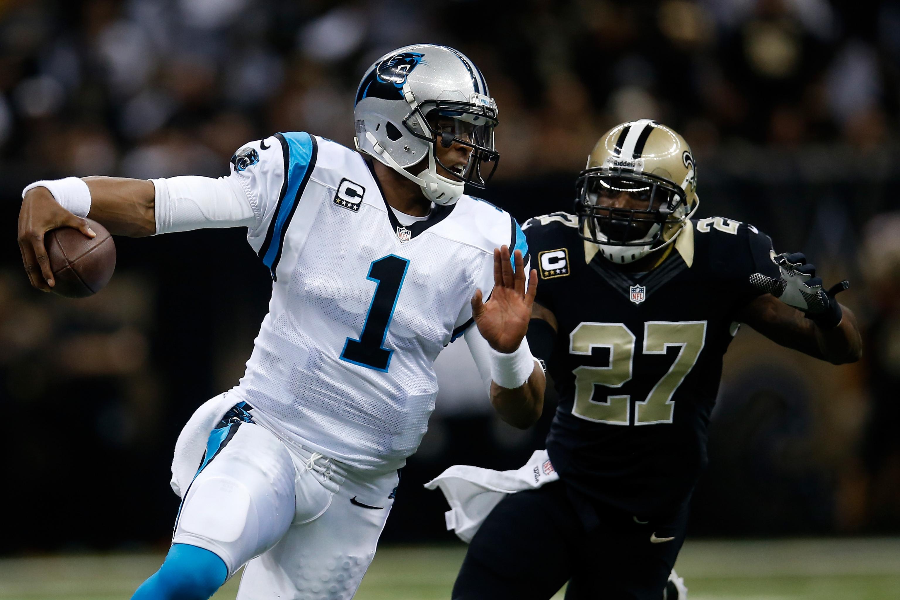 What channel is New Orleans Saints game today vs. Panthers? (1/8